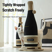Sisal Rope Cat Scratching Post with Ball – Durable Cat Scratcher Toy